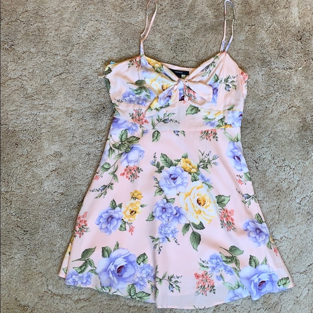 NWT Forever 21 Floral Skater Dress Size L